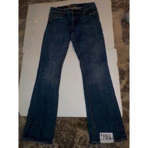 Kut from the Kloth Carlo Ankle Skinny Jeans Raw Hems Plain Pockets Size 8 -29x27